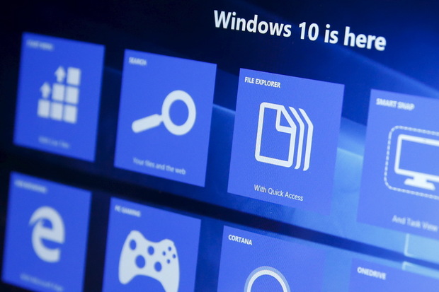 Windows 10 screen